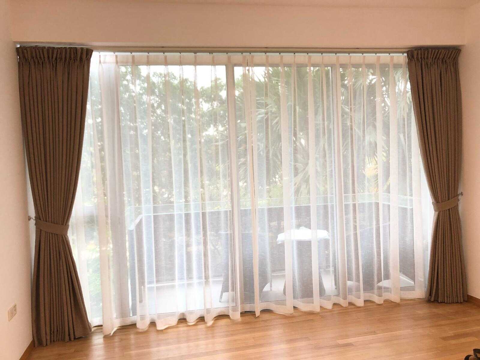 Condo 5Room curtain installation