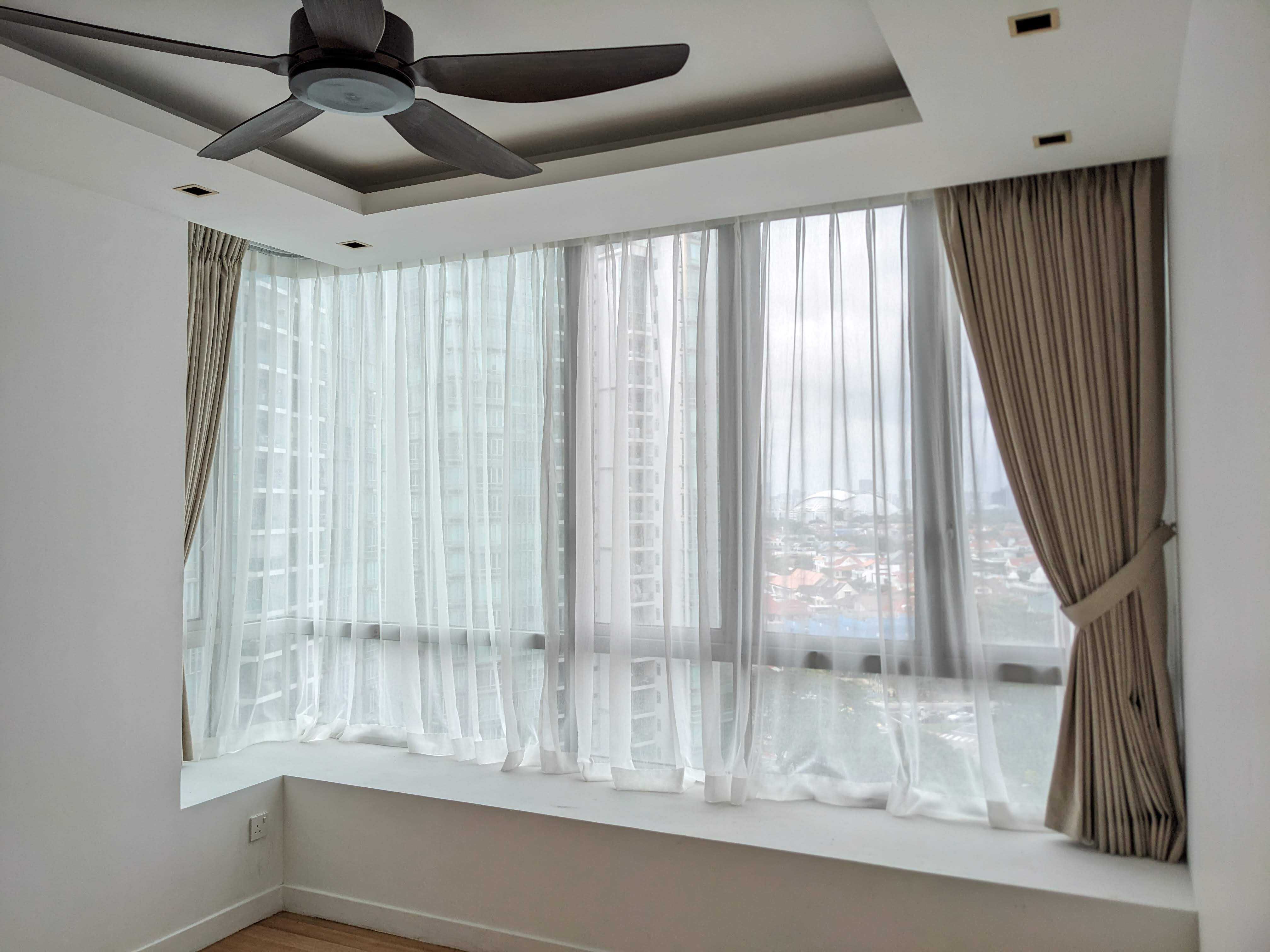 HDB 5Room curtain installation