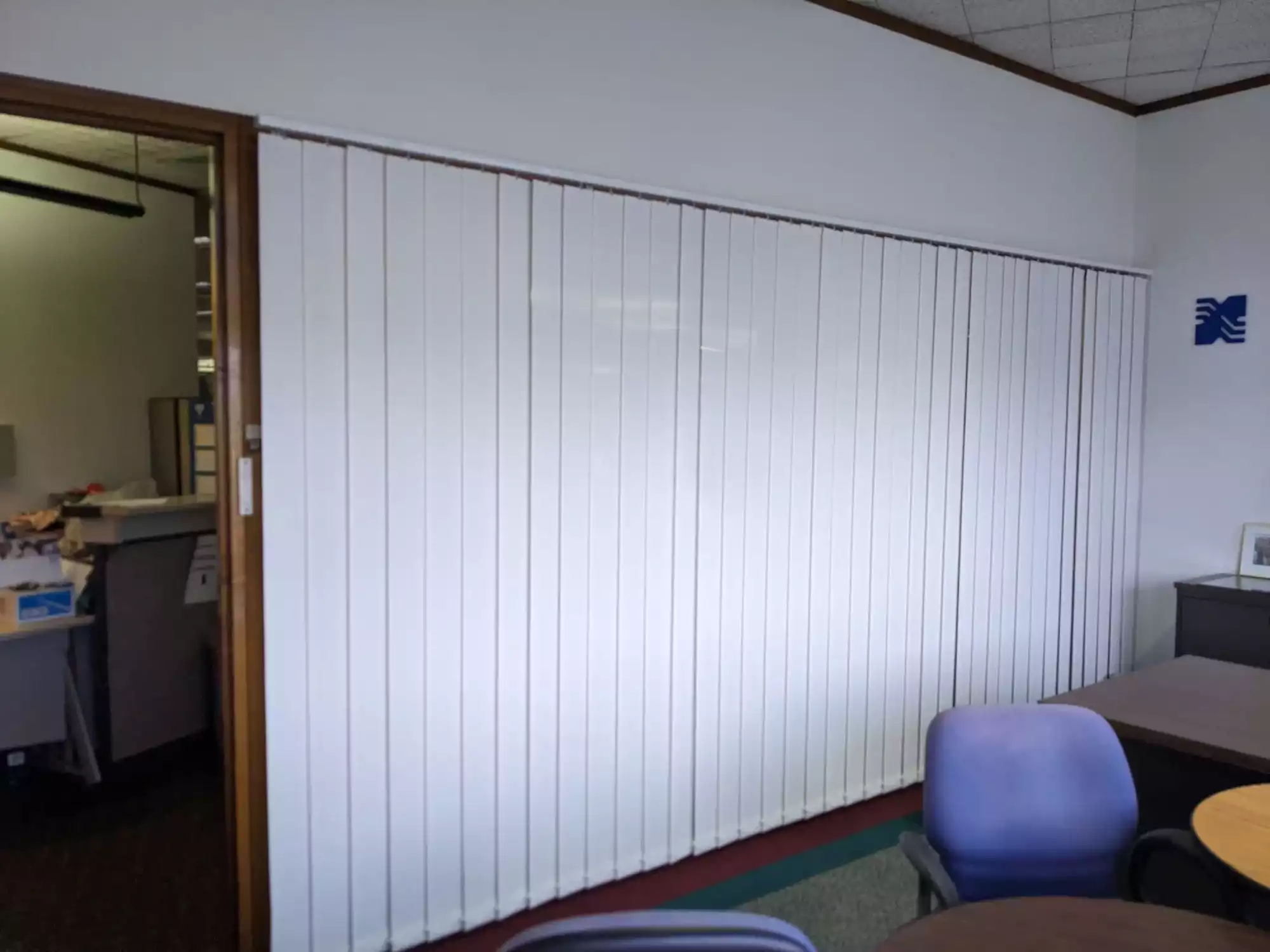 Vertical Blind installation